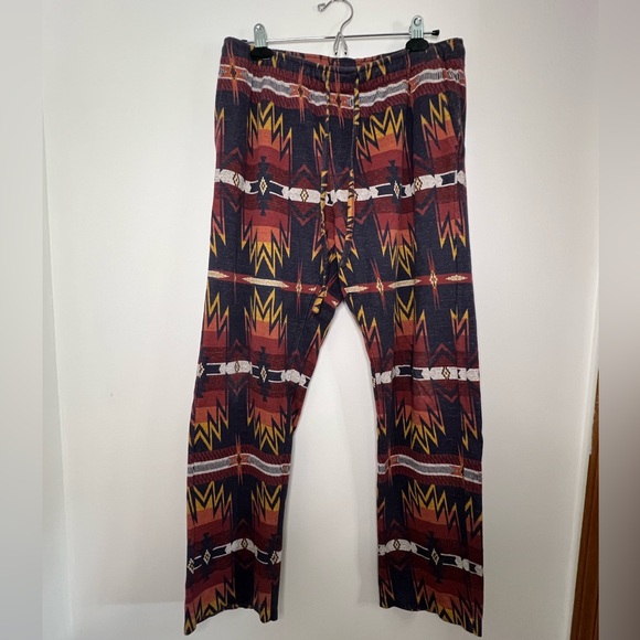 Faherty Pajama Pants Mens Small Star Fire Southwest Aztec Geometric Print - Picture 1 of 3